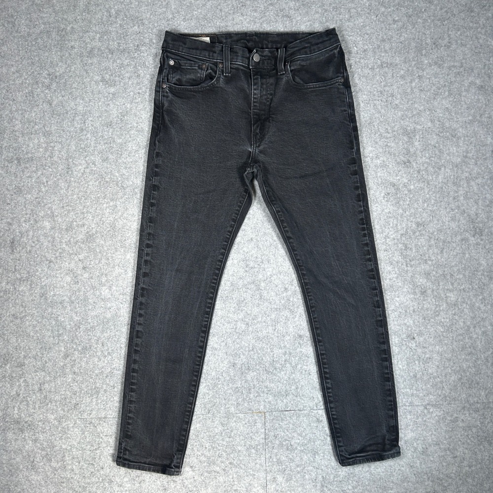 Levi's Denim Jeans Mens 31x30 Black 512 Slim Taper Stretch‎ Casual Classic